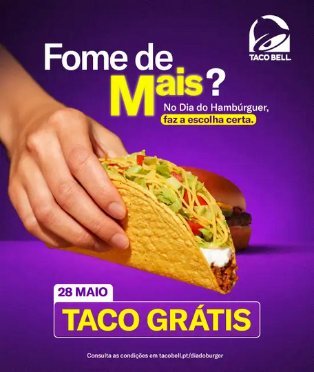 Dia do Hambúrguer – Tacos Grátis