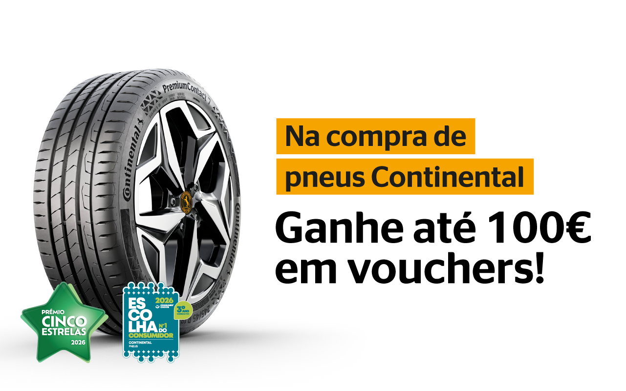 Promoção Continental: até 100€ em vouchers