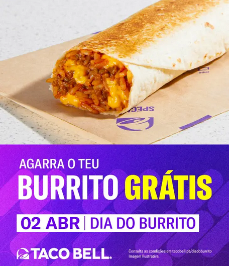 Burrito grátis na Taco Bell (2 de abril): como aproveitar