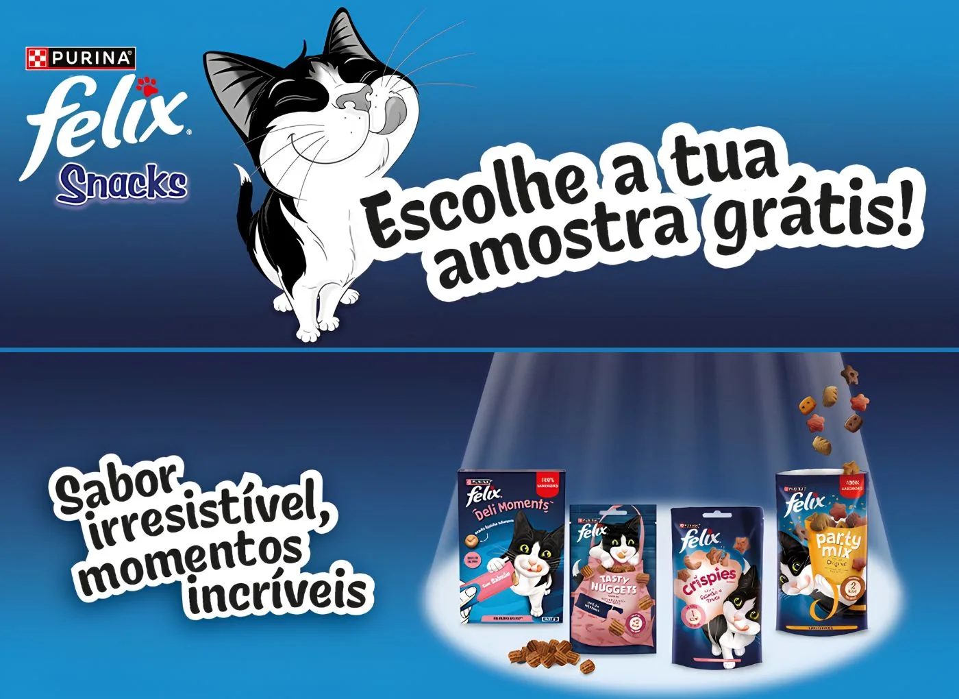 Snacks FELIX para Gatos (Purina)
