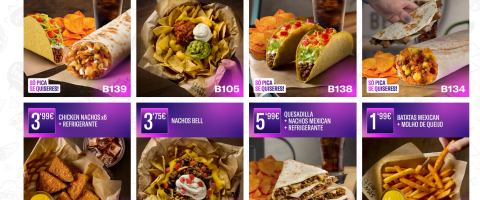 Cupão descontos Taco Bell