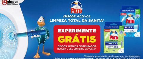 Discos Activos Limpeza Total da Sanita Pato